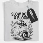 mushroom snail t-shirt