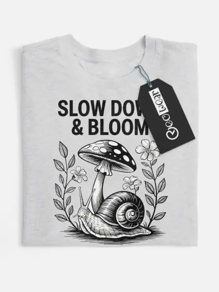 mushroom snail t-shirt