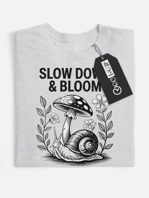 mushroom snail t-shirt
