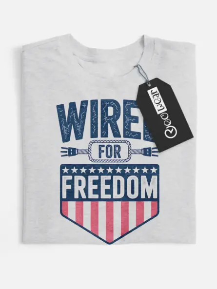 patriotic electrician t-shirt