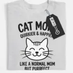 quirky cat mom shirt