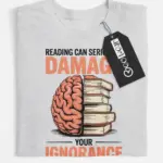 reading brain shirt