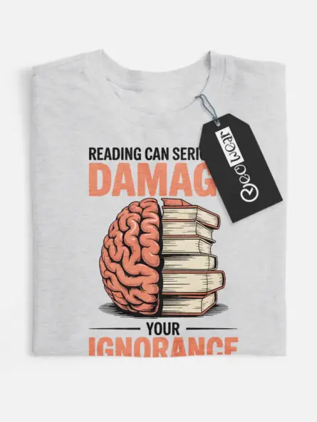 reading brain shirt
