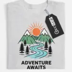 retro adventure awaits t-shirt