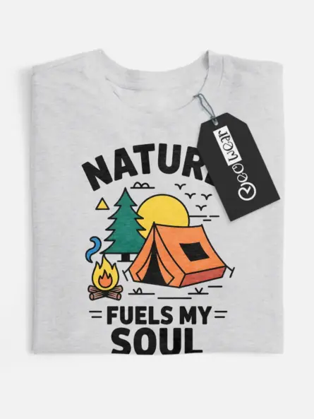 retro camping nature shirt