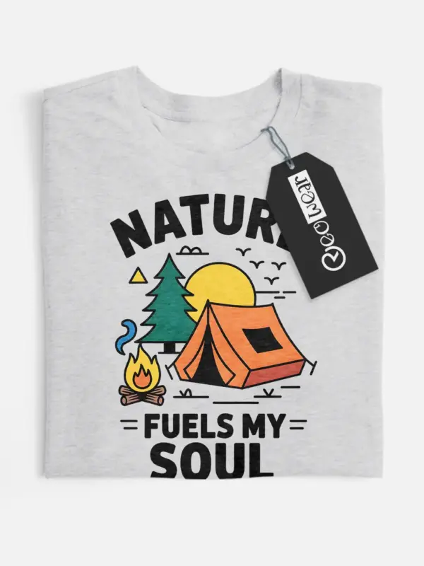 retro camping nature shirt