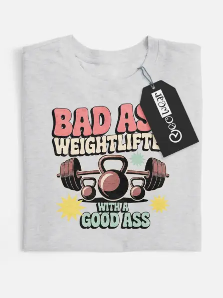 retro weightlifter t-shirt