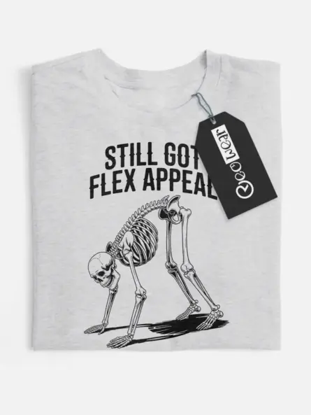 skeleton yoga shirt