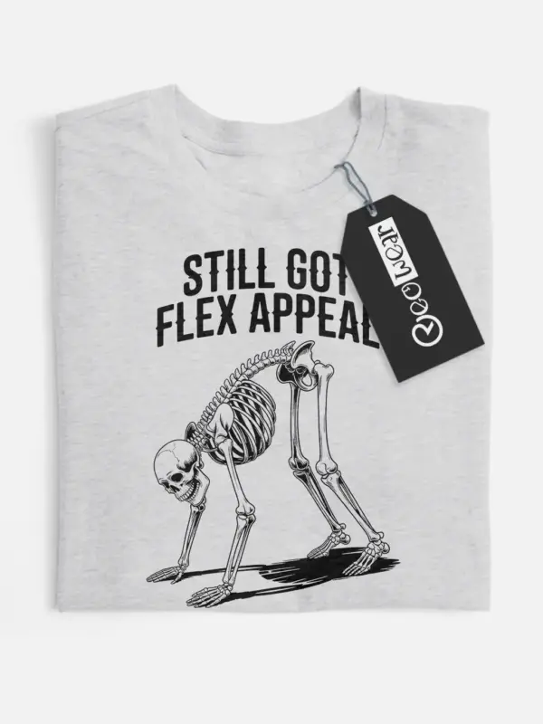 skeleton yoga shirt