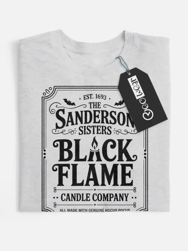 Sanderson Sisters black flame candle shirt
