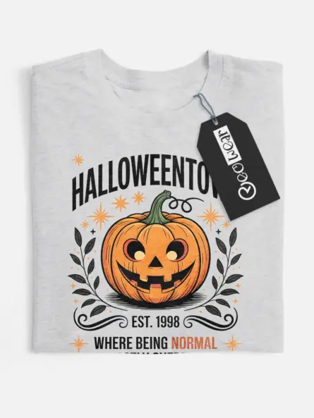 Vintage Halloweentown T-Shirt – Retro Pumpkin Design for Halloween Fans - Image 4