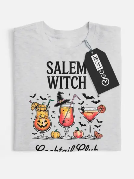 Witchy Salem Witch Cocktail Club Shirt - Image 4