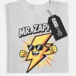 cartoon lightning bolt kids t-shirt