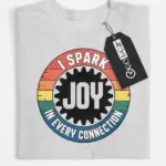 electrician spark joy t-shirt