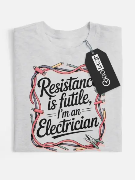 funny electrician t-shirt vintage