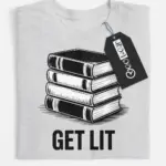 get lit book shirt