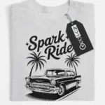retro 1957 chevy bel air t-shirt