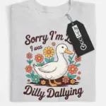 vintage duck flower t-shirt