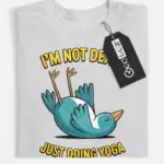 yoga bird t-shirt