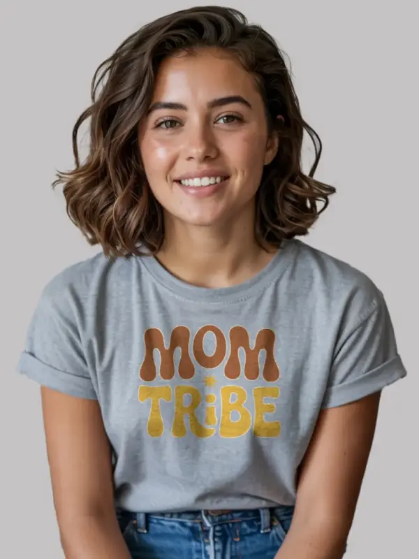 retro mom tribe t-shirt