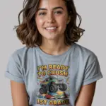Grey front – I'm Ready to Crush 1st Grade Shirt – crush 1st grade shirt – front centered