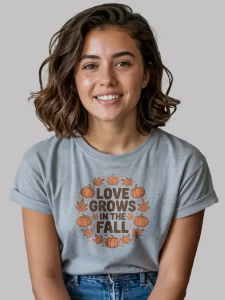 love grows in the fall shirt