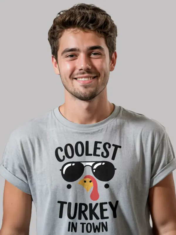 coolest turkey in town shirt