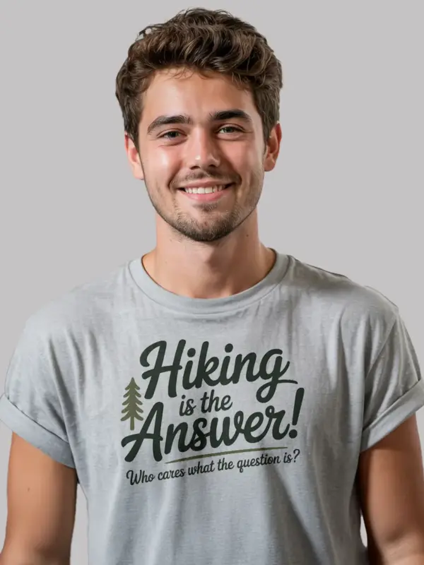 funny hiking t-shirt for nature lovers