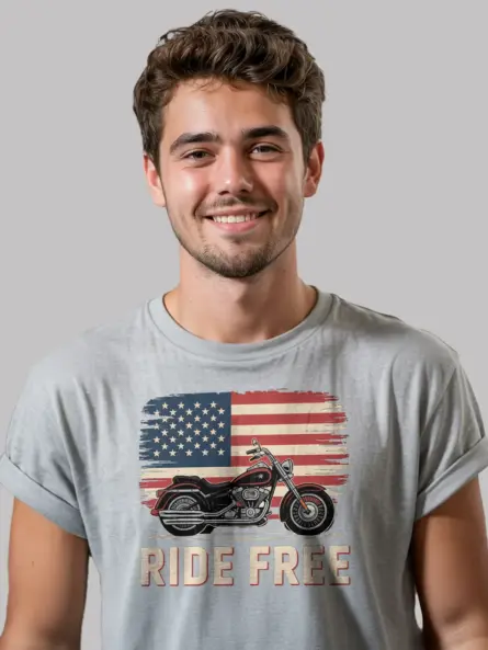 patriotic biker t-shirt