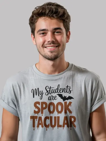 Spooktacular Teacher Shirt for Halloween Classroom Fun - Image 3