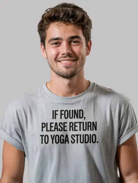 funny yoga studio shirt
