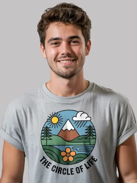 nature circle of life t-shirt