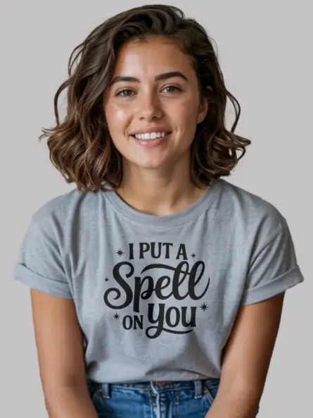 grey i put a spell on you t-shirt magical halloween shirt