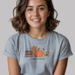 Grey Front – Cozy Season cozy season t shirt grey front with autumn design