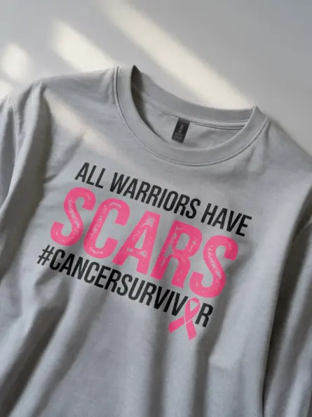 All Warriors Have Scars Shirt – Empowering Cancer Survivor Tee - Image 6