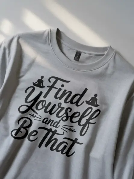 Empowering Find Yourself Meditation T-Shirt - Image 2