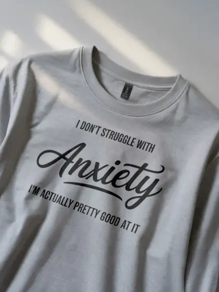 Funny Anxiety T-Shirt for Mental Health Pros - Image 2