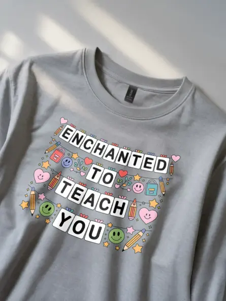 Magical Kindergarten Teacher tShirt – Enchanted & Whimsical Tee - Image 2