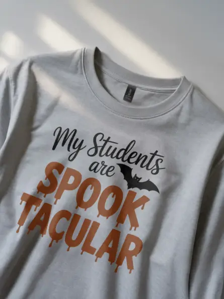 Spooktacular Teacher Shirt for Halloween Classroom Fun - Image 2