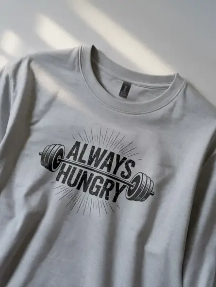 Always Hungry Gym T-Shirt for Lifters - Image 3