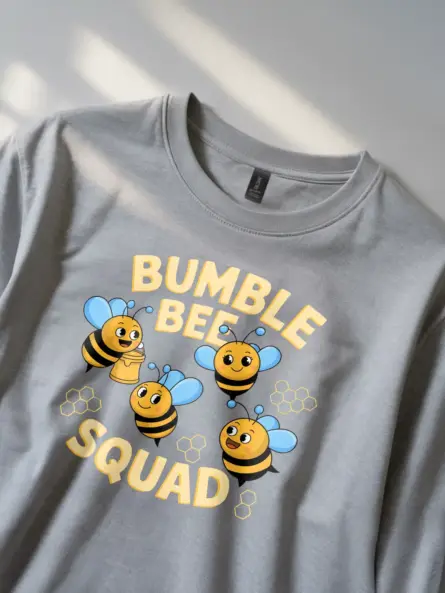 Bumble Bee Shirt – Vibrant Nature-Lover Squad Tee - Image 8
