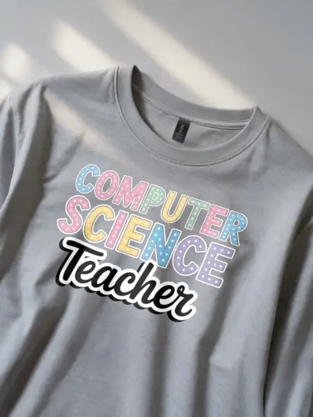 Computer Science Teacher Shirt – Pastel STEM Power Tee - Image 2