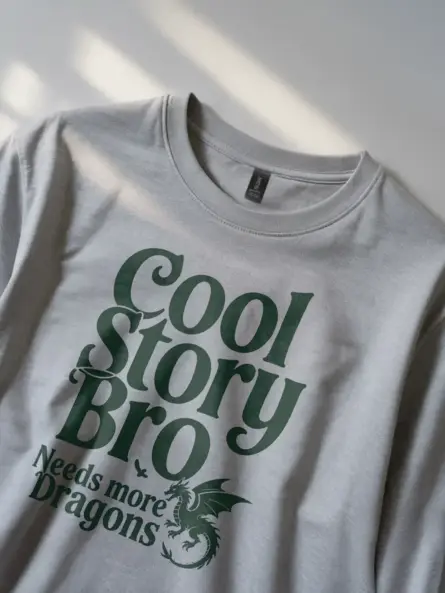 Cool Story Bro Needs More Dragon T-Shirt - Image 9