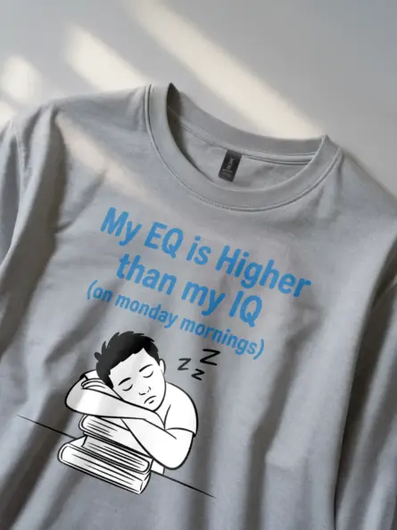 Emotional Intelligence Shirt – Funny EQ vs IQ Tee for Students & Introverts - Image 2