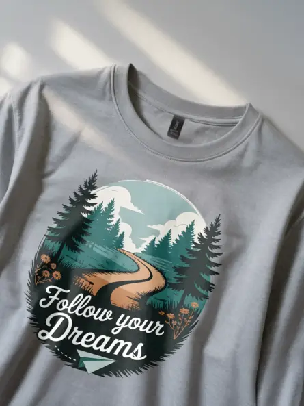 Follow Your Dreams Adventure Shirt – Vintage Nature Tee - Image 2