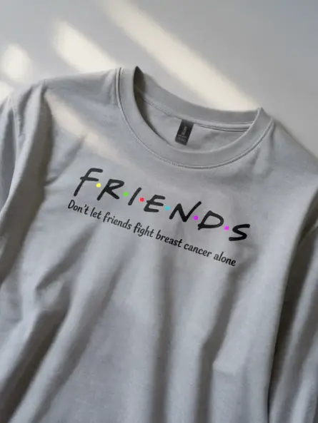 Friends Don’t Let Friends Breast Cancer Alone Shirt – Funny Squad Tee - Image 2