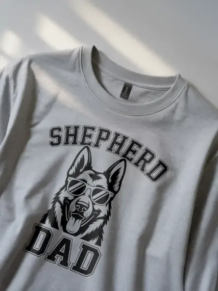 Bold German Shepherd Dad Shirt – Funny Dog Lover Gift Tee - Image 3