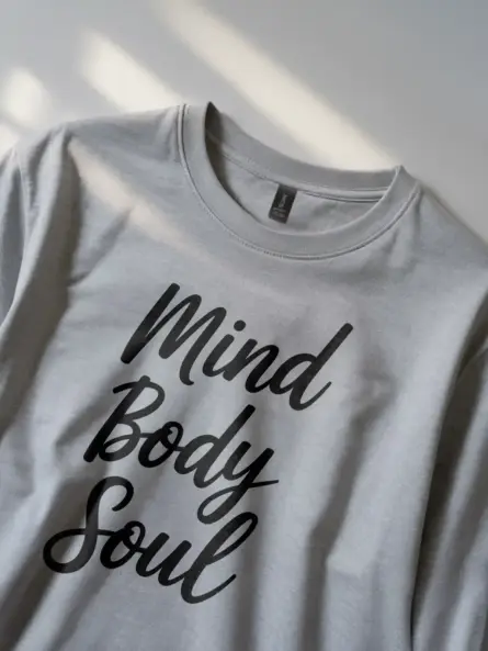 Mind Body Soul T-Shirt – Minimalist Wellness Tee for Mindful Living - Image 2