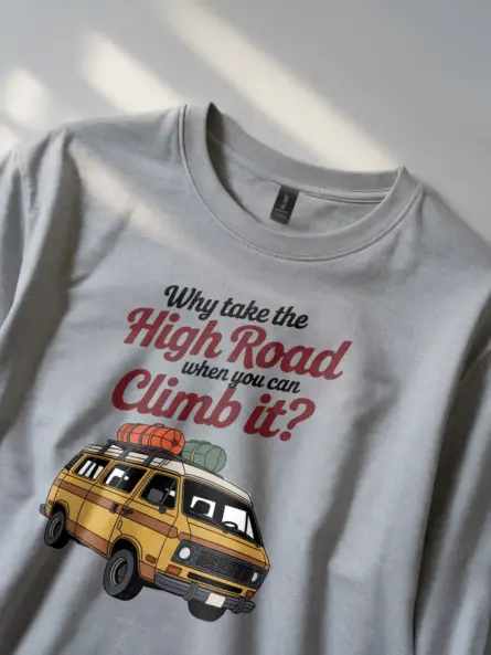 Retro Van Life Adventure T-Shirt - Image 2