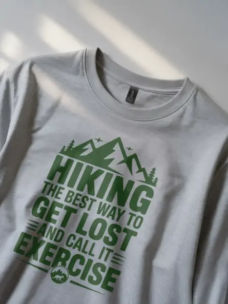 funny hiking T-shirt  for Nature Lovers – Get Lost with Style - Image 2